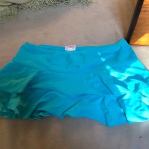 Girls spandex dance skirt